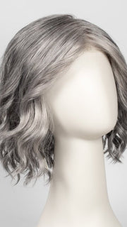 92 MOONLIGHT | Pure White with 5% Medium Brown Front, Grey with 30% Medium Brown Middle, Dark Brown with 65% Grey Nape