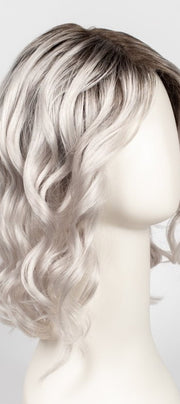 60S18 SLEET | Pure White shaded with Dark Natural Ash Blonde