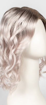 FS60/PKS18 FROST | Pure White with Pink Blended. Shaded with Dark Natural Ash Blonde