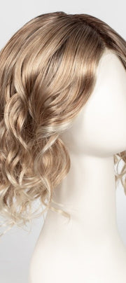 27T613S8 SHADED SUN | Medium Natural Red-Gold Blonde & Pale Natural Gold Blonde Blend and Tipped, Shaded with Medium Brown