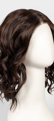 FS4/33/30A MIDNIGHT COCOA | Dark Brown, Medium Red, Medium Natural Red Blonde/Brown Blend with Medium Natural Red Blonde/Brown Blend Bold Highlights