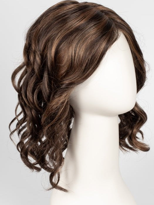 MILA by Jon Renau in FS6/30/27 TOFFEE TRUFFLE | Brown, Medium Red-Gold, Medium Red-Gold Blonde Blend with Medium Red Gold Blonde Bold Highlights