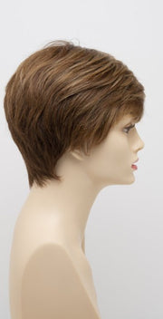GOLDEN NUTMEG | Medium Brown roots with overall Warm Cinnamon base and Golden Blonde highlights
