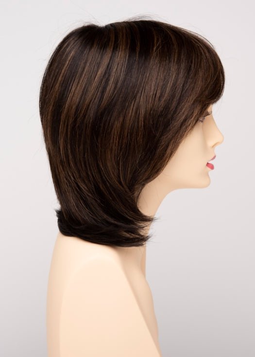 AMARETTO CREAM | Dark Brown roots with overall Medium Brown base with Honey Blonde highlights