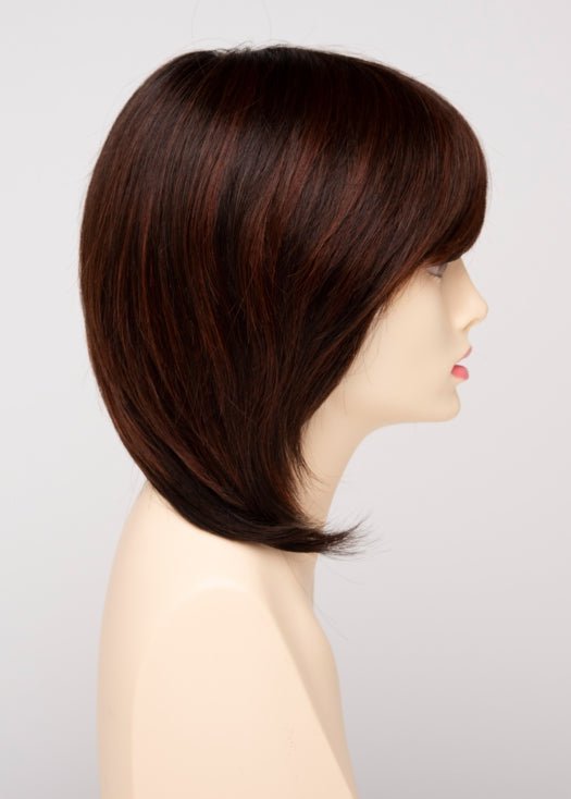 CHOCOLATE CHERRY | Dark Brown roots with overall Medium Brown base with Deep Red highlights
