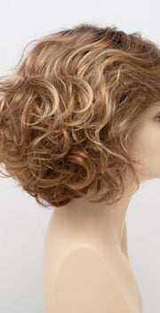 GOLDEN NUTMEG | Medium Brown roots with overall Warm Cinnamon base and Golden Blonde highlights