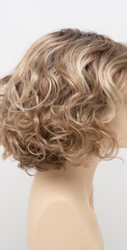 SPARKLING CHAMPAGNE | Medium Brown roots with overall Strawberry Blonde base and soft Golden Blonde highlights