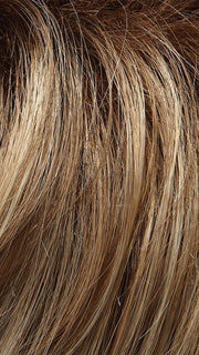 12FS8 SHADED PRALINE | Light Gold Brown, Light Natural Gold Blonde & Pale Natural Gold-Blonde Blend, Shaded with Medium Brown