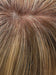 12FS8 | Medium Natural Gold Blonde, Light Gold Blonde, Pale Natural Blonde Blend, Shaded with Dark Brown