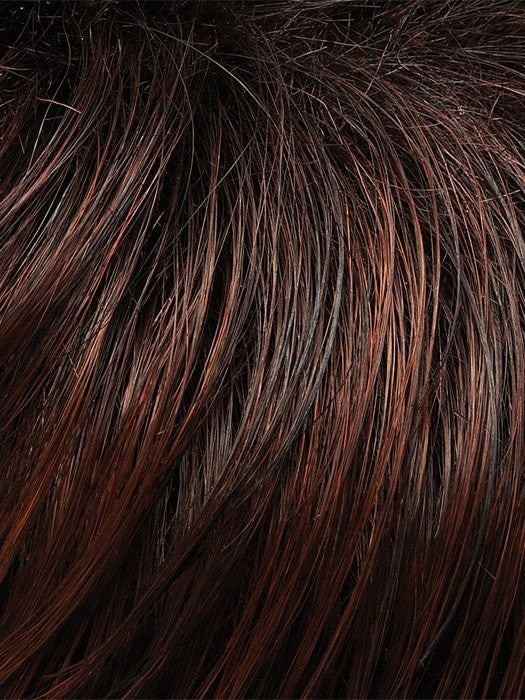 131T4S4 SHADED BERRY | Dark Brown & Medium Red Blend with Medium Red Tips, Shaded with Dark Brown