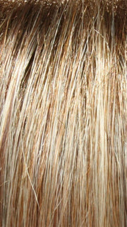 14/26S10 | Light Gold Blonde and Medium Red-Gold Blonde Blend, Shaded with Light Brown