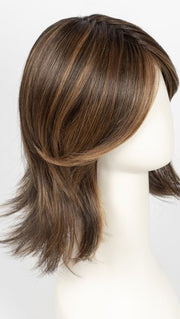 RL8/29SS SHADED HAZELNUT | Warm Medium Brown Evenly Blended with Ginger Blonde with Dark Roots