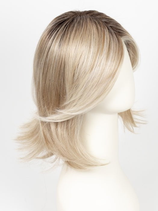 RL19/23SS SHADED BISCUIT | Light Ash Blonde Evenly Blended with Cool Platinum Blonde with Dark Roots