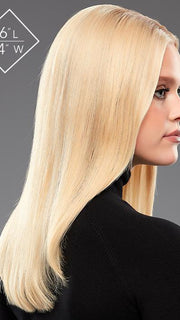 7 easiPieces and 1 easiPart 18â€ HH by EASIHAIR in color FS24/102S12 LAGUNA BLONDE | Light Natural Gold Blonde with Pale Natural Gold Blonde bold highlights, Shaded with Light Gold Brown PPC MAIN IMAGE FB MAIN IMAGE