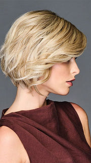 TREND ALERT by Gabor in GF19-23SS BISCUIT | Light Ash Blonde Evenly Blended with Cool Platinum Blonde with Dark Roots