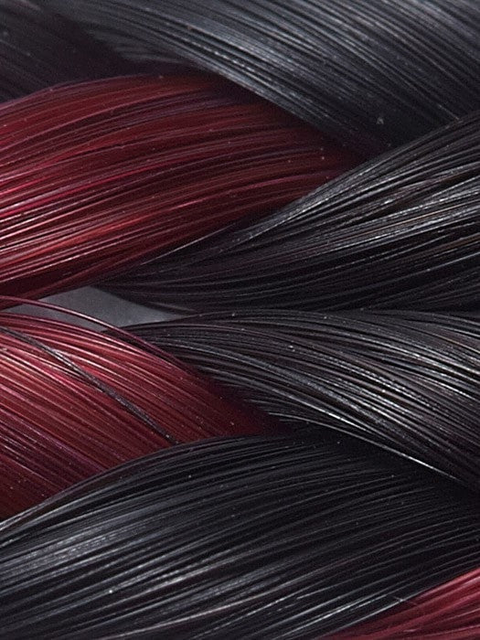 1B/4/134 TWISTED FUDGE | Soft Black, Dark Brown, Rich Burgundy