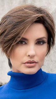 The longer layers at the front flow freely when styled down and look stunning when styled away from the face