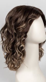 ICED-MOCHA | Light Chestnut Brown Base with Light Brown, Ash Blonde, and Golden Blonde Highlights
