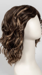 TOFFEE-LATTE | Light Chestnut Brown Base with Caramel Blonde Highlights