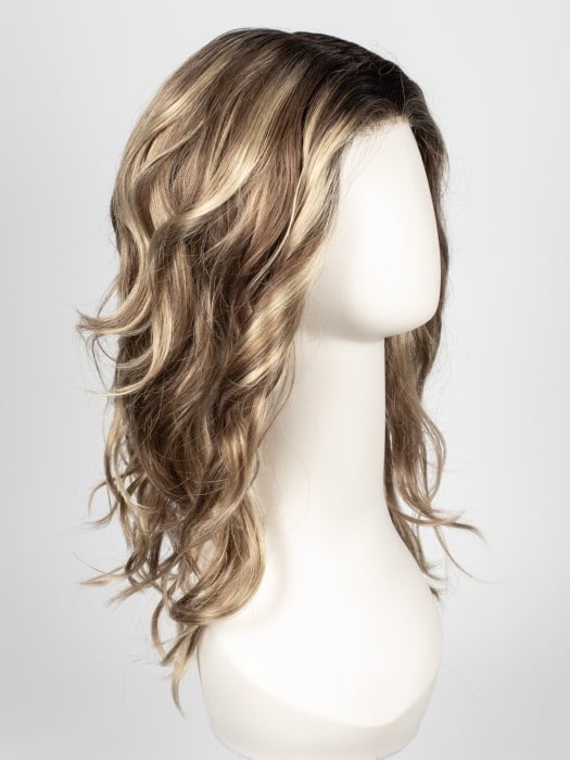 RH12/26RT4 | Light Brown with Golden Blonde and Dark Brown Roots