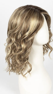 RH12/26RT4 | Light Brown with Fine Golden Blonde Highlights And Dark Roots
