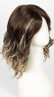ICED-MOCHA | Light Chestnut Brown Base with Light Brown, Ash Blonde, and Golden Blonde Highlights