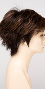 AMARETTO CREAM | Dark Brown roots with overall Medium Brown base with Honey Blonde highlights