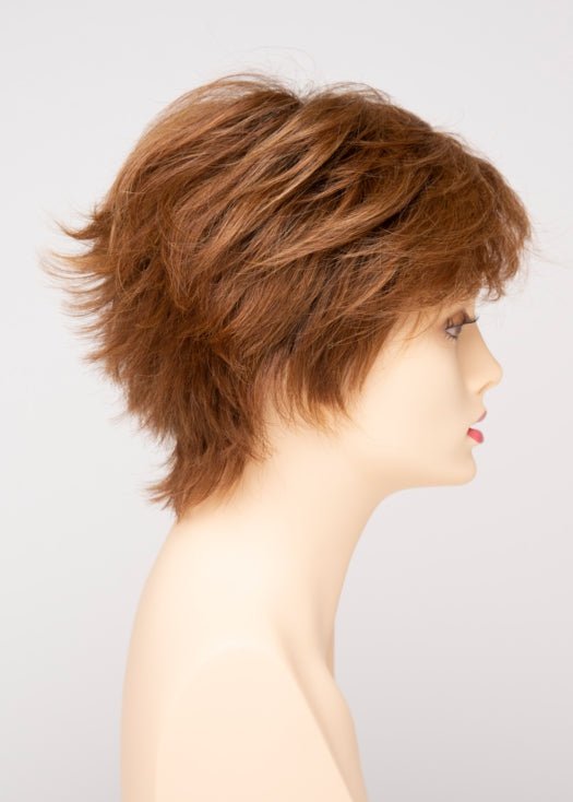 CREAMED COFFEE | Medium Brown roots and base with Cinnamon and Golden Blonde highlights