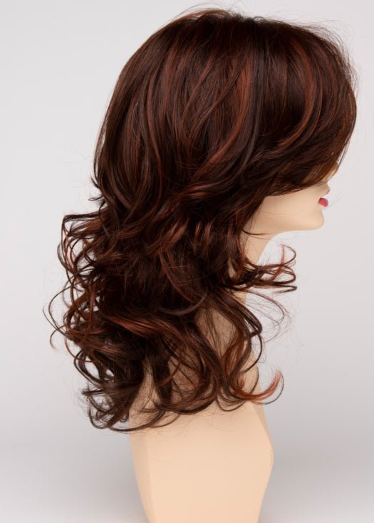 DARK RED | Auburn with Brighter Red highlights