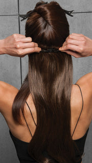 Style the Tru2Life® heat-friendly synthetic hair to match your texture.  