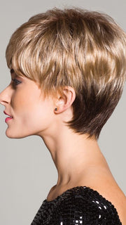 A smooth, layered, and pixie cut ready to wear wig