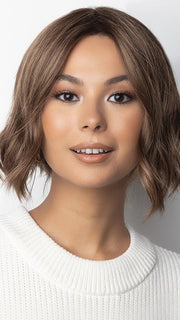 MAPLE-FROST | Medium Brown Blended with Light Browns and Frost Undertones Rooted with Chocolate Brown