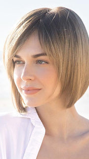 CODI by Amore in MACADAMIA-LR | The root is soft brown color that melts into a beige blonde color. PPC MAIN IMAGE FB MAIN IMAGE