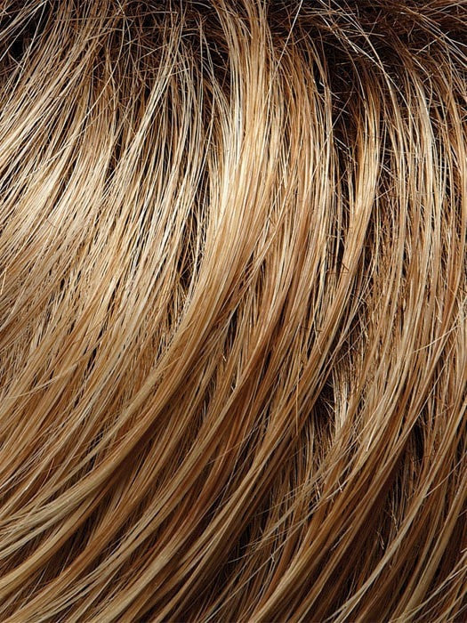 27T613S8 | Shaded Sun : Strawberry Blonde/Warm Platinum Blonde Blend, Shaded w/ Med Brown