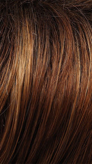 30A27S4 SHADED PEACH | Medium Natural Red & Medium Red-Gold Blonde Blend, Shaded with Dark Brown