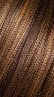 33/30R TOMATO BISQUE | Dark Auburn Base with Golden Auburn chunky highlights