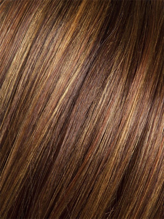 33/30R TOMATO BISQUE | Dark Auburn Base with Golden Auburn chunky highlights