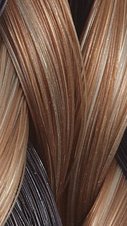 4/27/28 TWISTED MOCHA | Darkest Brown, Medium Red-Gold  Blonde, Light Red Braid