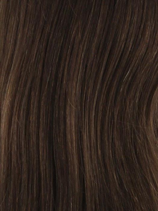4/6/8/33 | Darkest Brown blended with medium and light chestnut brown and dark auburn