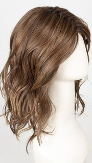 CHOCOLATE ROOTED | Medium to Dark Brown base with Light Reddish Brown highlights and Dark Roots
