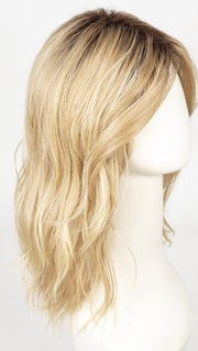 SANDY BLONDE ROOTED 16.20.25 | Medium Ash Blonde, Light Ash Blonde, and Light Golden Blonde Blend with Dark Roots