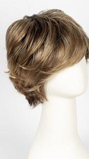 TOBACCO-ROOTED 12.26.27.8 | Medium Brown base with Light Golden Blonde highlights and Light Auburn lowlights  Edit alt text