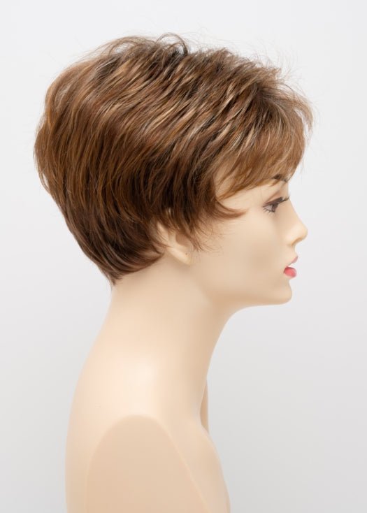 CREAMED COFFEE | Medium Brown roots and base with Cinnamon and Golden Blonde highlights