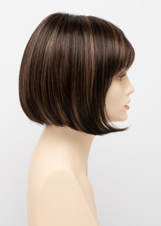 AMARETTO CREAM | Dark Brown roots with overall Medium Brown base with Honey Blonde highlights