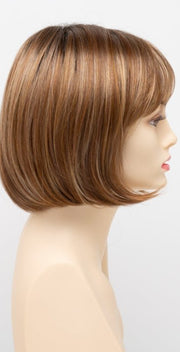 CREAMED COFFEE | Medium Brown roots and base with Cinnamon and Golden Blonde highlights