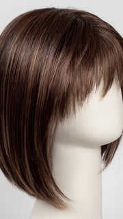 AUBURN-SUGAR-R | Rooted Dark Auburn with Medium Auburn Base with Dark Strawberry Blonde Highlights