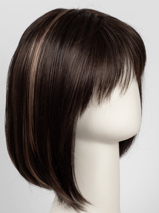 FUDGE-RIPPLE |  Medium Dark Brown with Honey Blonde Highlights