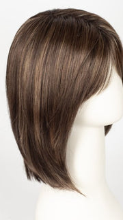 MARBLE-BROWN-R | Medium Brown Evenly Blended with Light Honey Brown With Dark Roots