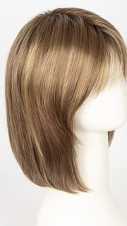 MOCHACCINO-R | Dark roots with Light Brown base and Strawberry Blonde highlights