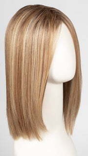 GINGER BLONDE ROOTED 26.19.31 | Light Honey Blonde, Light Auburn, and Medium Honey Blonde blend with Med Roots
